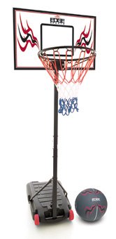 Mookie Portable Basketball Set with Ball & Pump