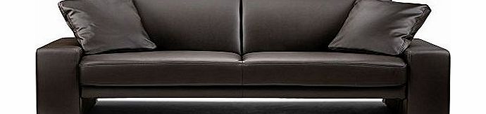 morale-uk Supremo Supra Brown Leather Sofa Bed Guest Bed XMAS SALE!