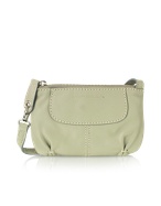 Light Gray Leather Mini Handbag