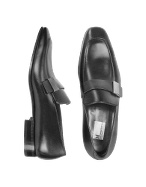 Montecarlo - Black Calfskin Loafer Shoes
