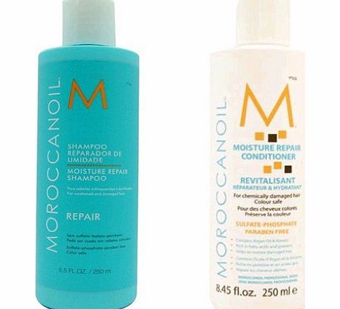 Moroccanoil Moisture Repair 250ml Shampoo amp; 250ml Conditioner COMBO