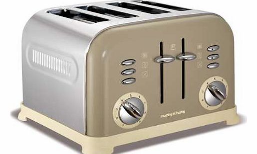 Morphy Richards Barley Accents 4 Slice Toaster