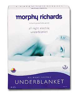 Morphy Richards Blue Single Heated Reversible Underblanket