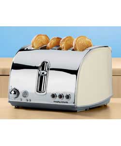 morphy Richards Cream 4 Slice Toaster