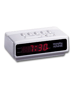 MORPHY RICHARDS LED Dual Alarm