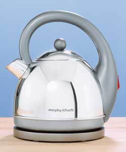 MORPHY RICHARDS Polished Stainless Steel Traditional Kettle
