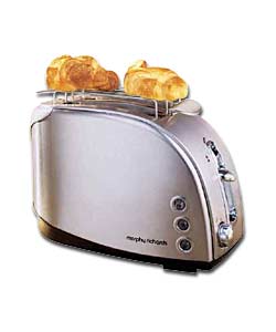 MORPHY RICHARDS S-Steel 2 Slice Toaster