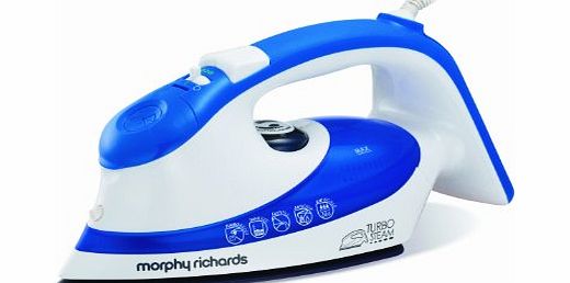 Morphy Richards TurboSteam 300603 2200 Watt Ionic Steam Iron - Blue/White