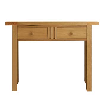 Morris Furniture Artisan Oak 2 Drawer Console