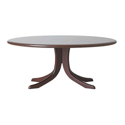 Morris Furniture Balmoral Oval Coffee Table - Mahogany