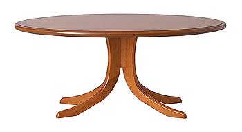 Morris Furniture Clarence Oval Coffee Table