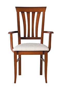 Morris Furniture Geneva Slat Back Carver Chair