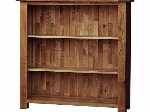 Rustic Oak Range Bookcase, 3 ft