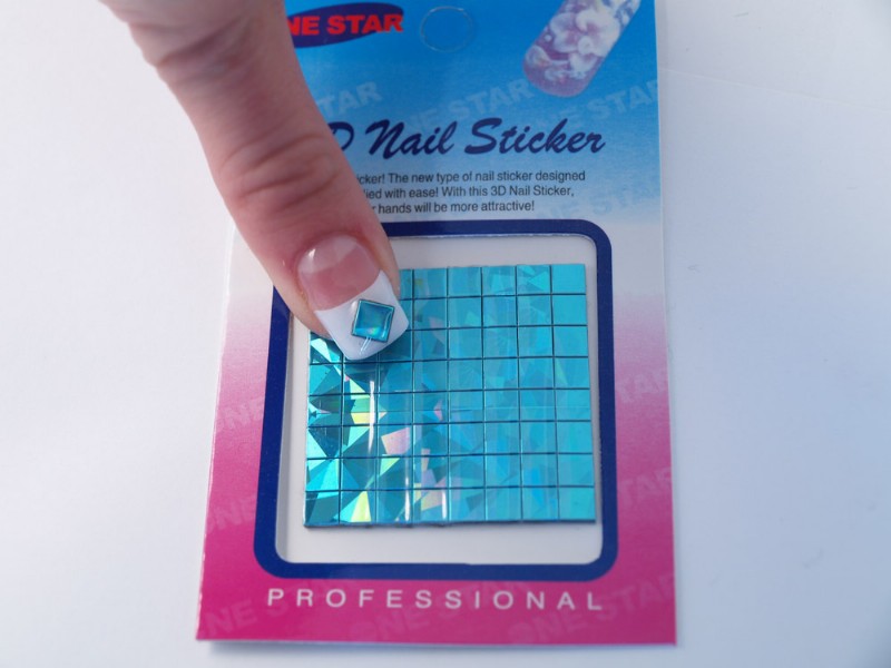 Mosaic Blue Stickers