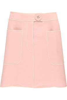 Moschino Cheap & Chic Wool knee-length skirt