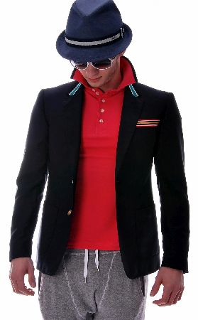 Moschino Contrast Striped Blazer