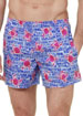 Crab print bermuda short