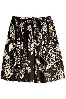 Moschino Mexican floral print skirt