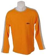 Moschino No Fear Beholder Long Sleeve T/Shirt Orange Size Medium