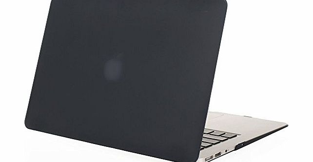 Mosiso - AIR 13-inch Rubberized Hard Case Cover for Apple MacBook Air 13.3`` (Models: A1369 and A1466) (Black)