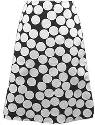 Motel Clothing Multi Polka Dot - A Line Skirt