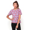 Motel Pacey T Shirt Blouse in Mandala Red