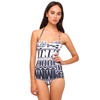 Motel Rocks Motel Peridot Halterneck Swimsuit in Aztec Print