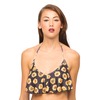 Motel Sky Frill Bikini Top in Sunflower