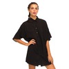 Motel Stella Shirt Dress in Black