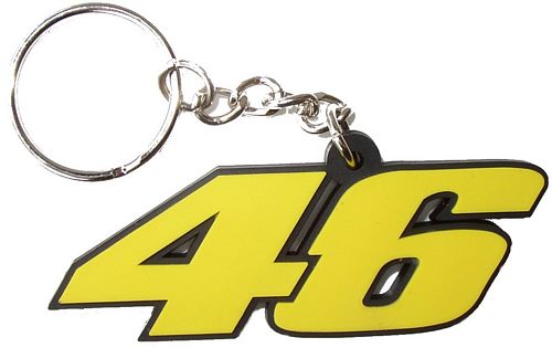 Moto GP Merchandise Valentino Rossi No. 46 Keyring