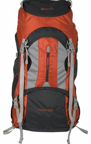 Mountain Warehouse Carrion 80L XL Rucksack Backpack Walking Hiking Camping Bag Orange One Size