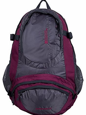 Mountain Warehouse Walkabout 30 Litre Walking Hiking Camping Rain Cover Rucksack Backpack Bag Grey One Size