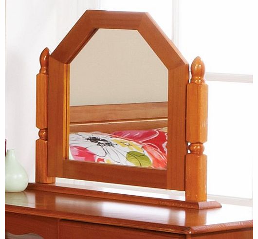 Mountrose Trafford Dressing Table Mirror, Pine FREE DELIVERY