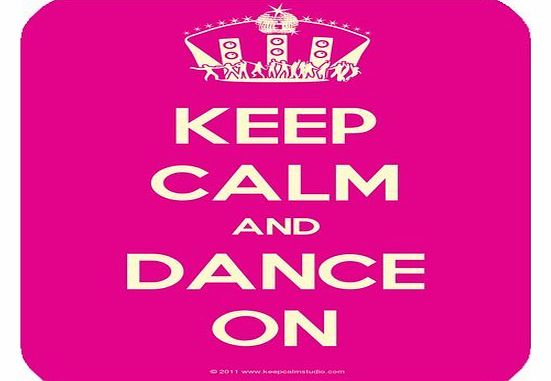 Mouse Pad Keep Calm And Dance On Customized Rectangle Mousepad