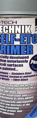 Technik Self-Etch Primer (Allows difficult motorbike & car surfaces such as metals, glass, steel trims, aluminium, engine, alloy wheels etc to be painted)