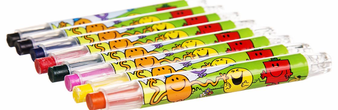 MR MEN And Little Miss Twist Up Crayons