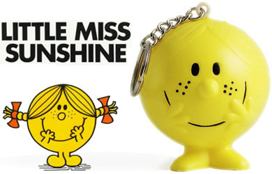 mr men Stressball Keychain - Little Miss Sunshine