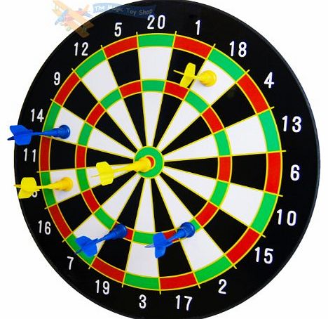 16`` Magnetic Dart Board Dartboard with 6 Darts Party Game Set Doink It