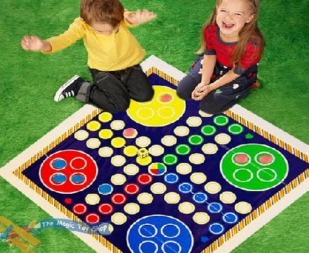 MTS Giant Snakes and Ladders or Ludo Play Mat Board Traditional Childrens Game (Ludo)