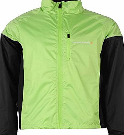 Muddyfox Kids Cycle Jacket Junior Boys Cycling Chest Pocket Clothing Green/Black 11-12 (LB)