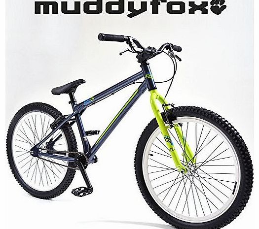 Muddyfox Rise 24`` BMX Bike - Gents - Blue and Green - New Range.