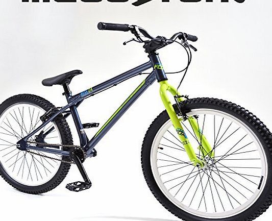 Muddyfox Rise 24`` BMX Bike - Gents - Blue and Green