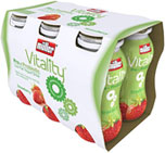 Vitality Strawberry Probiotic Yogurt