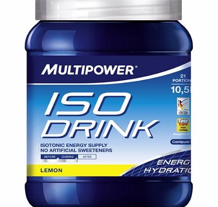 Multipower Sportsfood 735g Iso Drink Powder Lemon