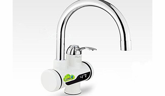 Muludu(TM) LED Digital Display Instant Electric Heating Home Faucet Kitchen Tap M4