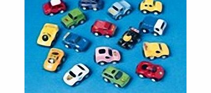 MunchieMoosKids Boys Mini Pull Back Car Party Bag Fillers, pack of 6 supplied