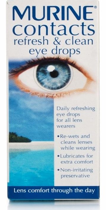 Refresh & Clean Contact Lens Eye Drops
