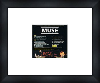 UK Tour 2000 - Custom Framed Original Ad