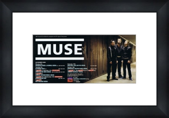 UK Tour 2006 - Custom Framed Original Ad