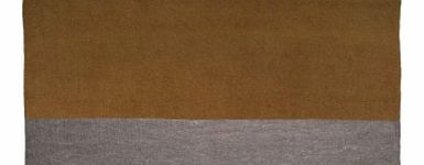 Potala felt carpet - Hazelnut and grey `One size